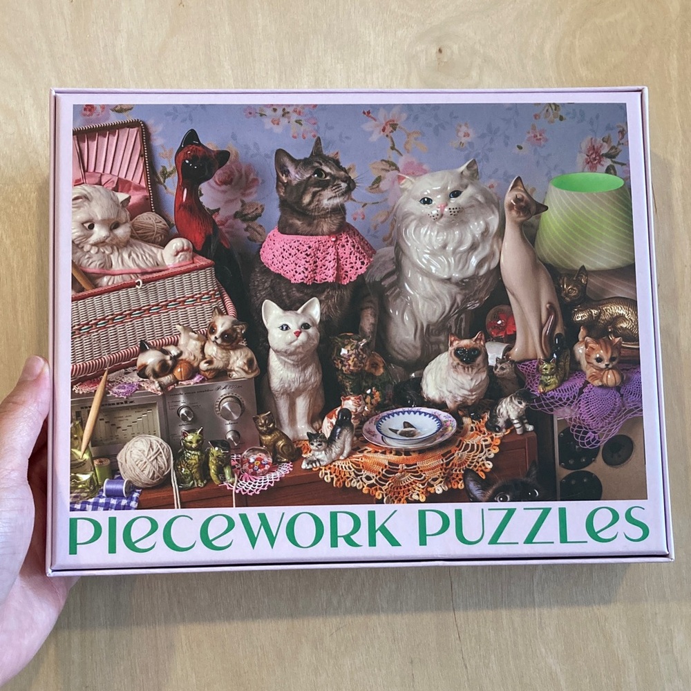 NIB 1000-piece Cat Person Piecework Jigsaw Puzzle